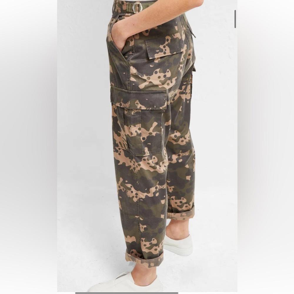 FRENCH CONNECTION Carri Camo Cargo Trousers - Picture 4 of 10